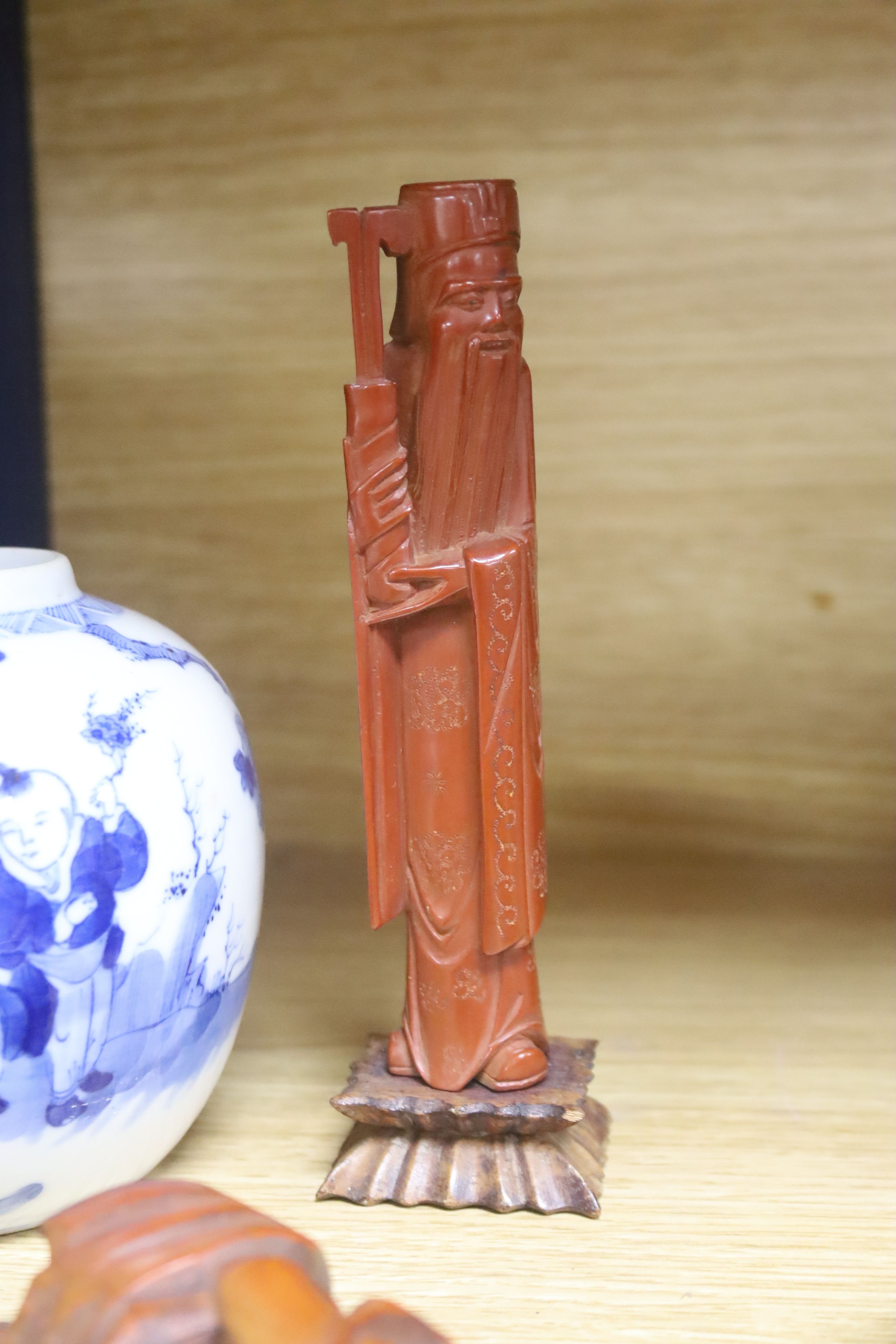 A quantity of mixed Chinese and Japanese ceramics, 19th century and later